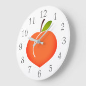 Horloge murale Peacht Peach (Angle)