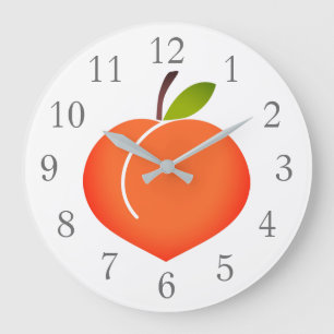 Horloge murale Peacht Peach