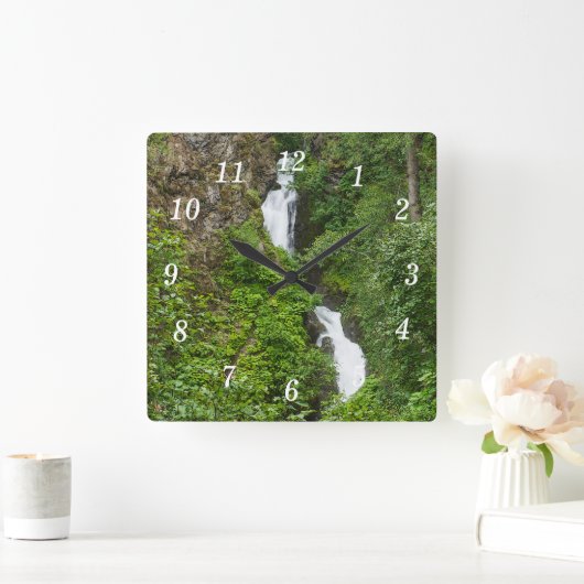 Horloge murale peinte de Thunderbird Falls (Maison)