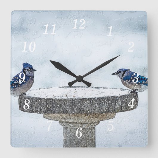 Horloge murale peinte des côtés opposés (Recto)