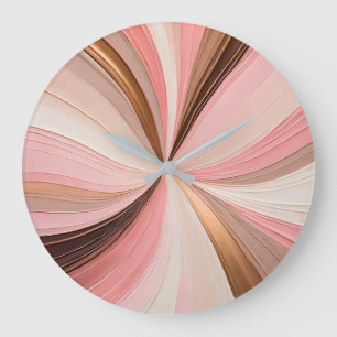 Horloge murale Peinture à l'huile colorée