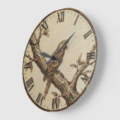 Horloge murale perroquet (Angle)