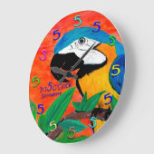 horloge murale perroquet 5 0 (Angle)