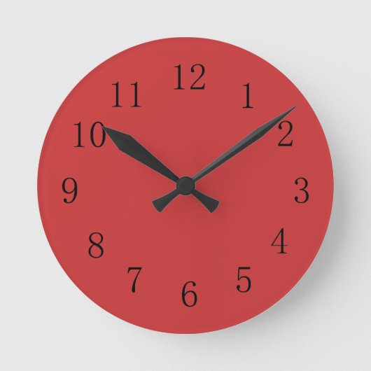 Horloge murale Perse Rouge (Recto)