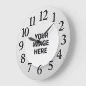 Horloge murale personnalisée (Angle)