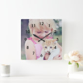 Horloge murale personnalisée (Ajouter votre propre (Maison)