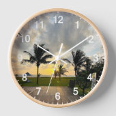 Horloge murale personnalisée (Ajouter votre propre (Recto)