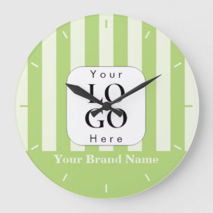 Horloge murale personnalisée avec logo d'entrepris