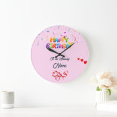 Horloge murale personnalisée - cadeau d'anniversai (Maison)