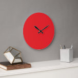 Horloge murale personnalisée | Design coloré et mo<br><div class="desc">Horloges murales personnalisées dans les styles rouge, jaune, carré, rectangulaire et coloré. Des faces d'horloge modernes pour la décoration à la maison ou au bureau. Ajoutez une pop de couleur et de style à vos murs avec nos horloges murales personnalisées. Des horloges rouges et noires aux formes jaunes, carrés et...</div>