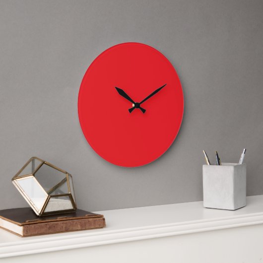 Horloge murale personnalisée | Design coloré et mo (Bureau)