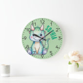 Horloge murale personnalisée Dino - Carnotaurus (Maison)
