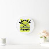 Horloge murale personnalisée du gilet de sécurité (Maison)
