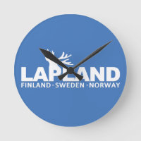 horloge murale personnalisée LAPLAND