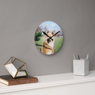 Horloge murale personnalisée pour animaux de compa