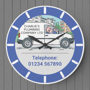 Horloge murale personnalisée pour camionnette d'en