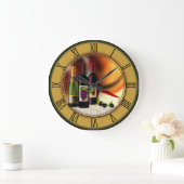Horloge murale personnalisée pour le vin et le fro (Maison)