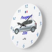 Horloge murale Peugeot 206 (Angle)