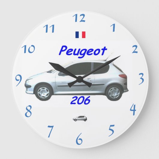 Horloge murale Peugeot 206 (Recto)