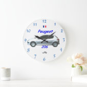 Horloge murale Peugeot 206 (Maison)