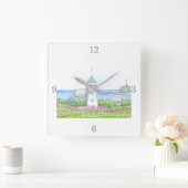 Horloge murale phare blanc (Maison)