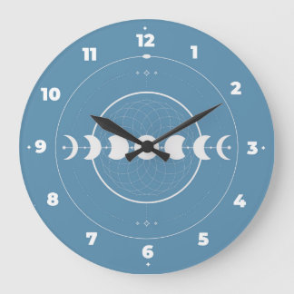 Horloge Murale Phase Lunaire