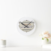 Horloge murale Philippiens 4:13 Bouclier (Maison)