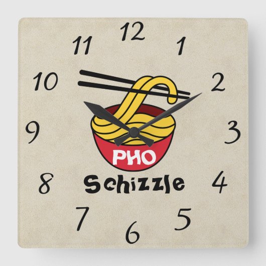 Horloge murale PHO Schizzle (Recto)