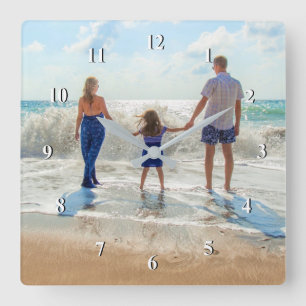 Horloge murale photo personnalisée Votre propre co