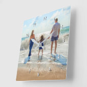 Horloge murale photo personnalisée Votre propre co (Angle)