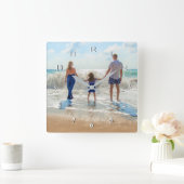 Horloge murale photo personnalisée Votre propre de (Maison)