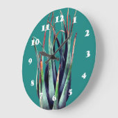 Horloge murale photo Plante ALone (Angle)