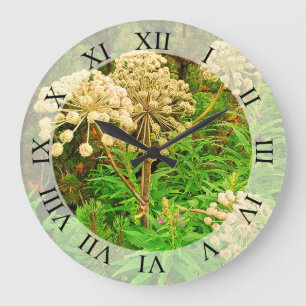 Horloge murale photographie de la nature sauvage e