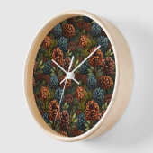 Horloge murale Pinecones (Angle)