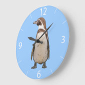 Horloge murale pingouin (Angle)