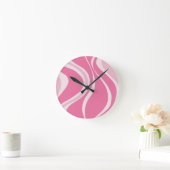 Horloge murale Pink Waves (Maison)