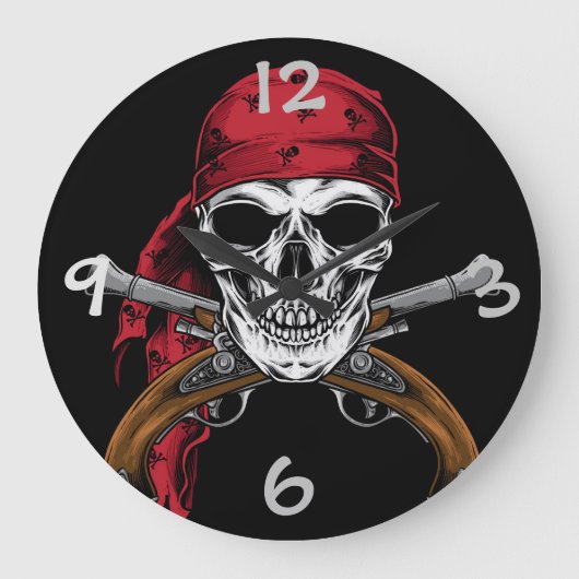 Horloge murale pirate (Recto)