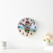 Horloge murale pirate (Maison)
