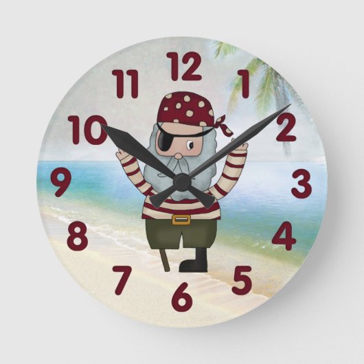Horloge murale pirate (Recto)