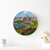 Horloge murale Pittsburgh Photo Duquesne Incline (Maison)