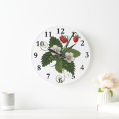 Horloge murale Plante fraise (Maison)