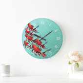 Horloge murale poisson Koï (Maison)