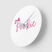 Horloge murale "Pookie" mignonne (Angle)