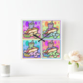 Horloge murale Pop Art CHIEN CHAUD (Maison)