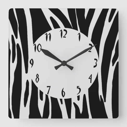 Horloge murale Poster de animal (Recto)