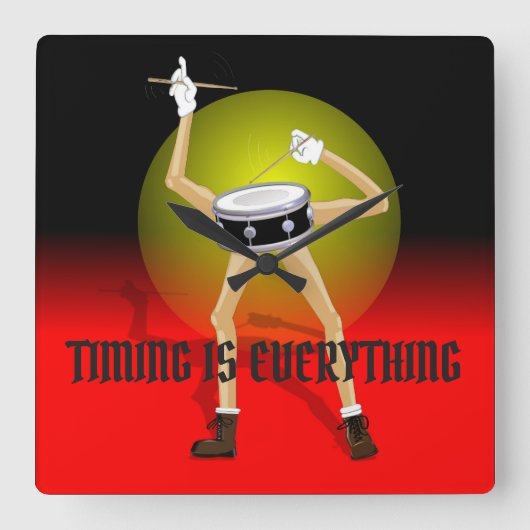 Horloge murale pour batteurs (Recto)