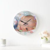 Horloge murale pour enfants et bébé (Maison)