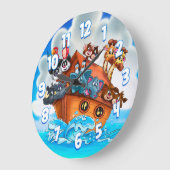 Horloge murale pour enfants Noah (Angle)