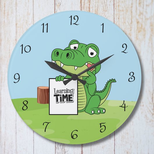 Horloge murale pour enfants Temps d'apprentissage 