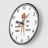 Horloge murale pour femmes (Angle)